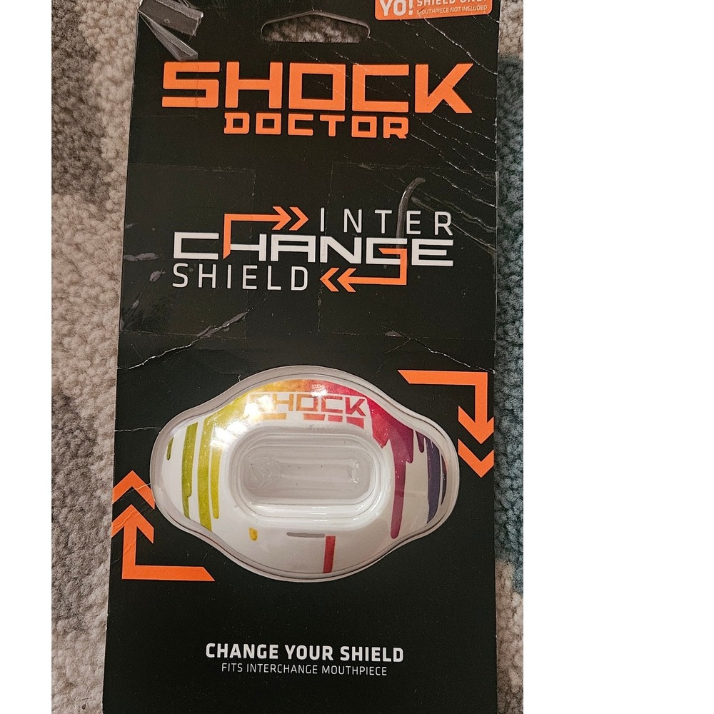 Shock‎ Doctor Inter Change Shield Mouthguard Multicolor New